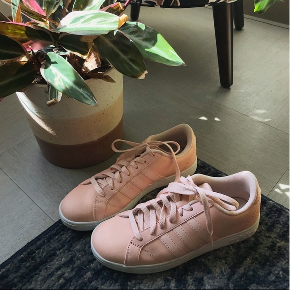 Adidas pink sneakers
